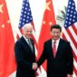 Presiden AS, Joe Biden, ingin berunding dengan Presiden China, Xi Jinping demi setop inflasi. [ Sumber Foto: AFP/LINTAO ZHANG]