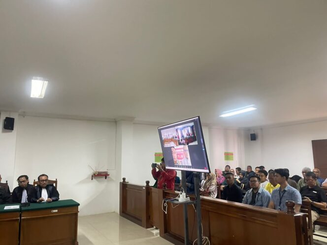 
 Dugaan Korupsi PDAM Kota Makassar, Penuntut Umum Kejati Sulsel bacakan tuntutan ,Ir H. Haris Yasin Limpo dan Irawan Abadi