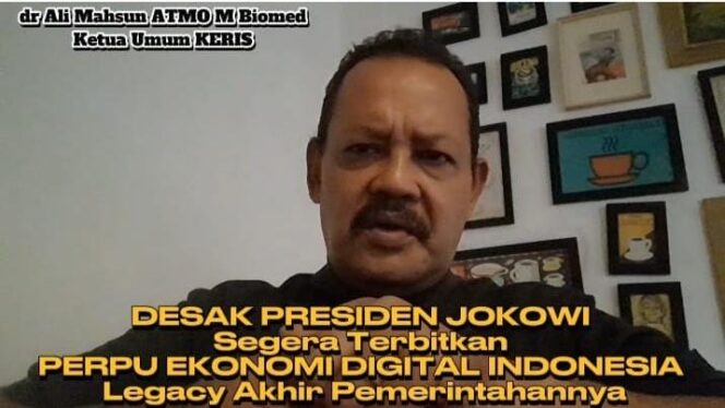 
 Ketua Umum Komite Ekonomi Rakyat Indonesia (KERIS), dr. Ali Mahsun ATMO, M. Biomed