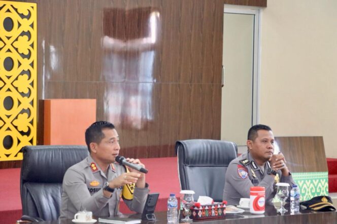 
 Sambutan Dan Arahan Kapolres Pelabuhan Belawan, AKBP Josua Tampubolon, SH., MH., 