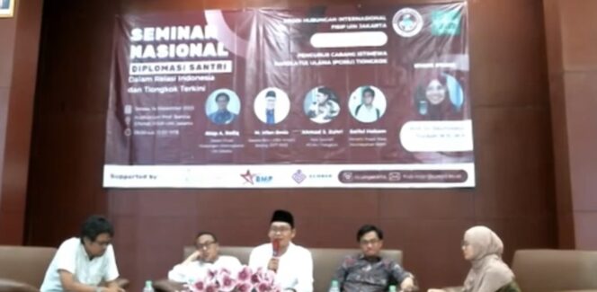 
 Seminar Nasional PCINU Tiongkok “Diplomasi Santri dalam Relasi Indonesia Tiongkok Terkini” UIN Jakarta.