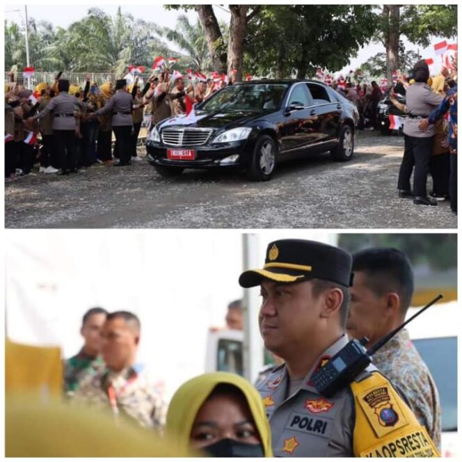 
 Kunjungan Kerja Presiden RI Joko Widodo Tiba di Kabupaten Deli Serdang Polresta Deli Serdang Gelar Pengamanan Sejumlah Titik dan Lokasi