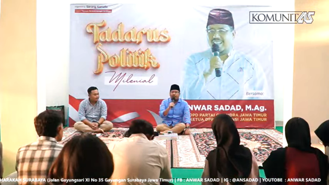 
 Gus Sadad Gelar Tadarus Politik Milenial Bersama Mahasiswa Surabaya